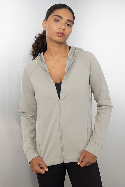 DeFacto Skuba Diver Fabric Fit Zippered Cardigan - 3155097