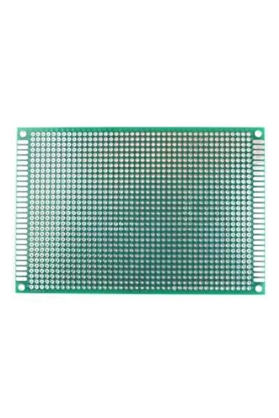 TIEE 8x12 cm Tek Yüzlü Delikli Pertinaks Plaket