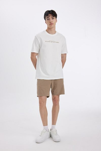 DeFacto Sommer-Bermudashorts aus Leinen mit normaler Passform A2667AX24SM