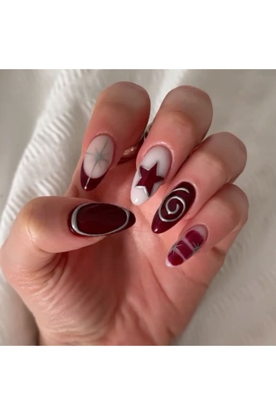 Violet nails Takma tırnak