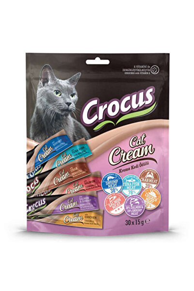 Crocus Multıpack 6 Çeşit Krema Kedi Ödülü 30x15gr Skt:04/2027