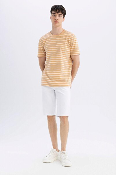 DeFacto Slim Fit Slim Fit Jean Bermuda Shorts X5352Az24Sm