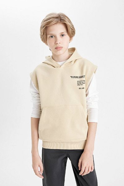DeFacto Bedruckter Kapuzenpullover für Jungen – D0984a824au
