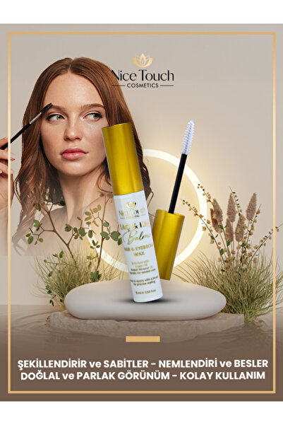Nice touch Saç & Kaş Şekillendirici Sabitleyici Botox Etkili Wax İki Uygulama...