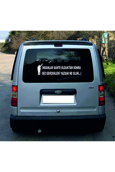 Birim Matbaa ARABA ARKASI YAZI OTO STİCKER(X CM)