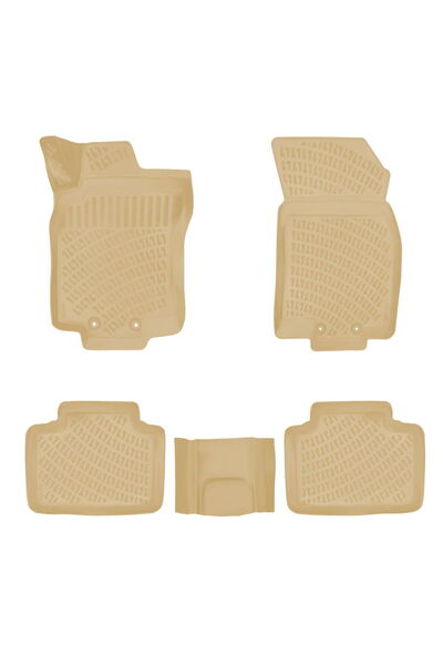 Rizline Nissan X-Trail 2013-2021 Havuzlu Paspas Bej Temizleyici Hediye