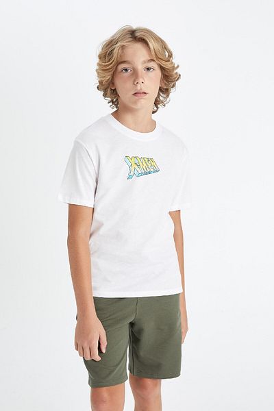 DeFacto Tricou cu mânecă scurtă pentru băiat X-men Crewneck D2838a824sm