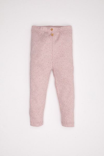 DeFacto Baby Girl 2-Piece Set Crew Neck Printed Long Sleeve T-Shirt Elastic Waist Long Leggings D2698A524Au