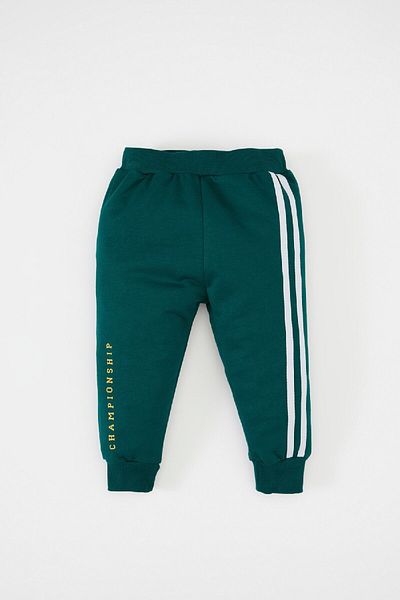DeFacto Baby Boy 2Pcs Stand Collar Sweatshirt & Jogger Top - Elastic Tracksuit
