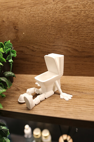 loftico Sevimli Banyo Köşesi - Ayaklı Banyo Seti - Klozet - Tuvalet Kağıdı - ...