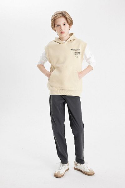 DeFacto Bedruckter Kapuzenpullover für Jungen – D0984a824au
