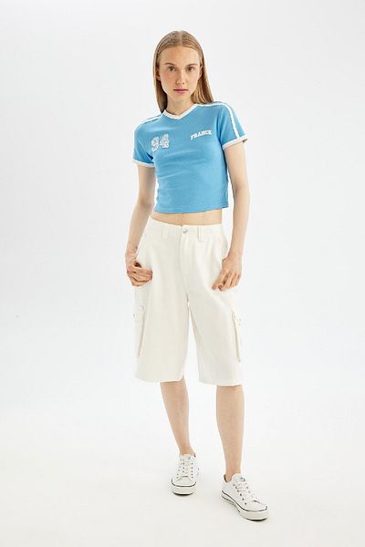 DeFacto Tricou modal cu mânecă scurtă Coool Fitted D1380ax24sm