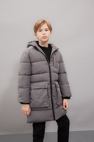 DeFacto Chlapecká fleecová parka - vodoodpudivá, kapuce, zip a kapsa C8801A824Cw
