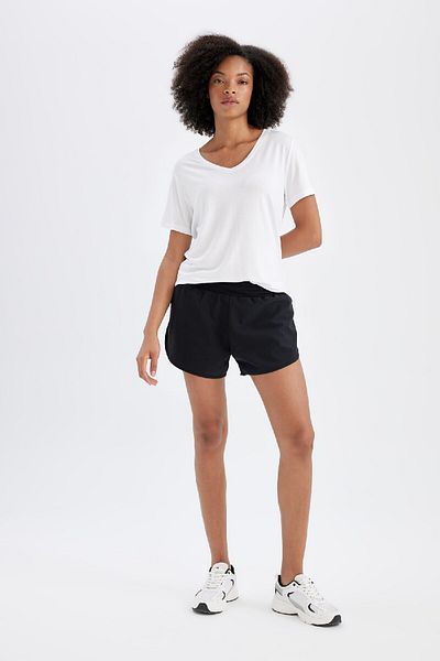 DeFacto DeFactoFit - Short Leg Woven Shorts for Sportsman C9503AX24HS