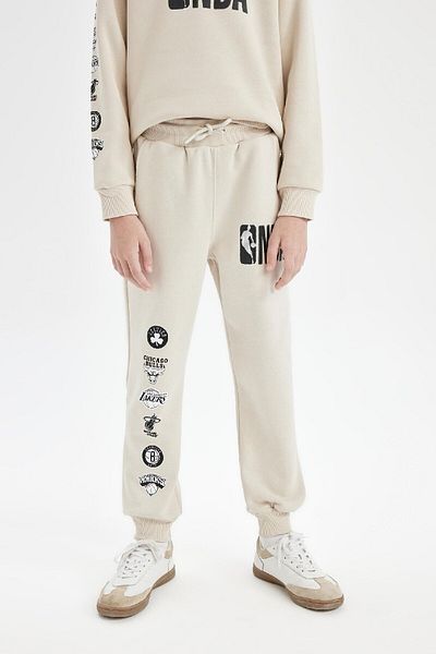 DeFacto Boy's Nba Current Teams Elastic Waist Leg Jogger Sweatpants D3150A824Au