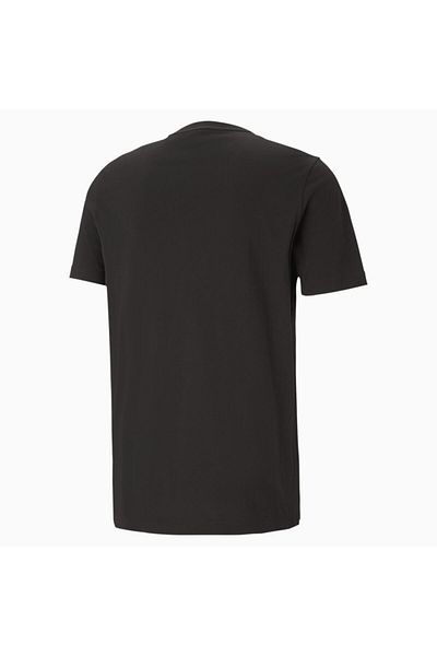Puma تي شيرت أسود بشعار كلاسيكي للرجال ( 530088 -01)
