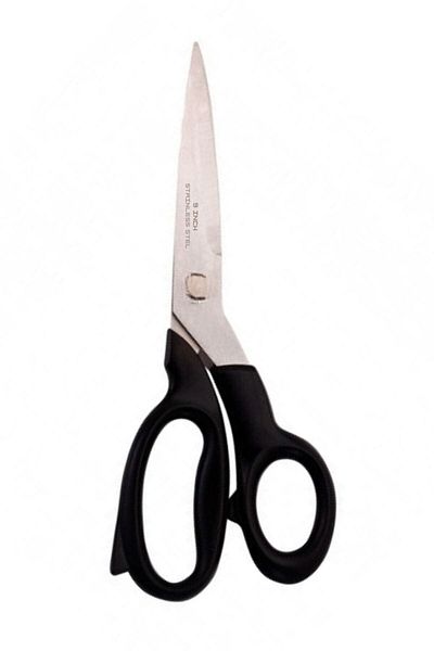 shop Black Plastic Handle Scissors 9 inch