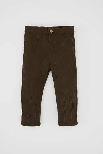 DeFacto Bedrucktes Sweatshirt und elastische Hose für Babys – Rundhalsausschnitt D3362a524wn