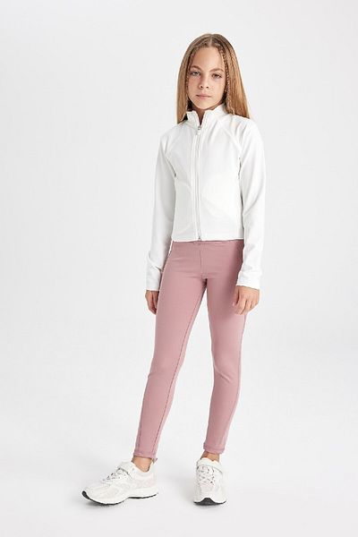 DeFacto Girl's Basic Plain Standard Size Pocketed Tights C9638A824Au