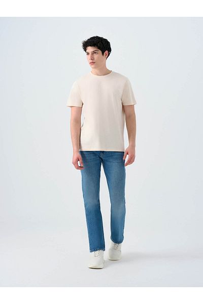 Loft Regular Fit Stone Men's T-Shirt Lf 2029278