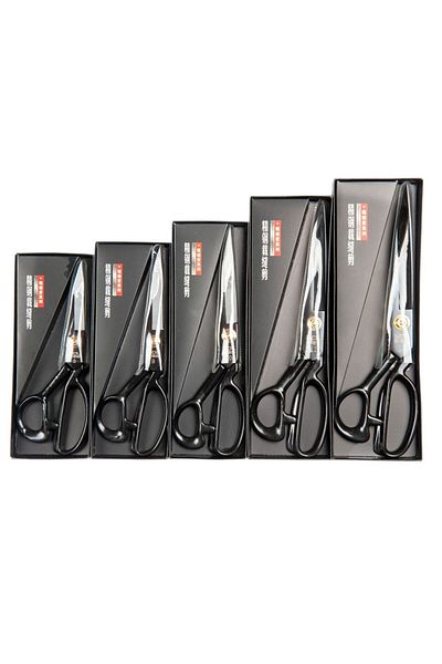 shop 10No Tailor Scissors with Black Metal Handle for Office Home Office
