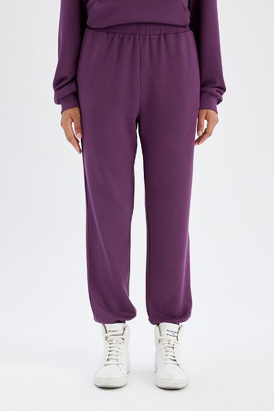 DeFacto Pantaloni de sport Jogger Fit Standard Fit Modal Buzunar dublu Basic Solid B1794ax24au