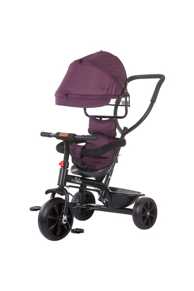 OEM Tricicleta cu maner pentru copii, Chipolino Pulse lilac