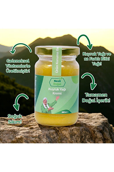 Neslidogal Doğal Kuyruk Yağı Kremi 100 Gr