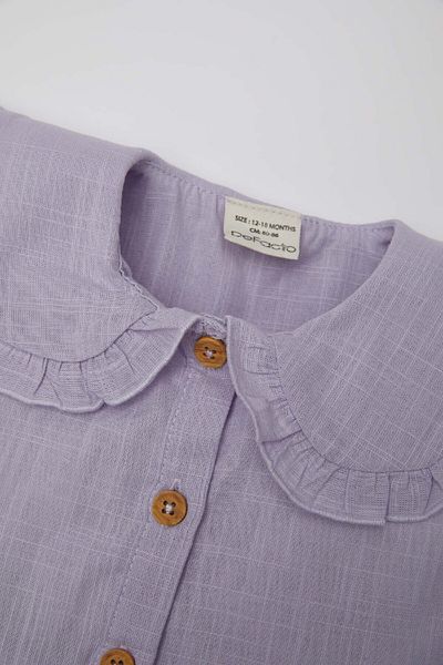 DeFacto Baby Girl Short Sleeve Poplin Dress D3475A524Hs