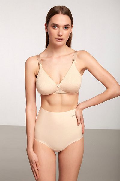 Kom Wireless Uncovered Cotton Nursing Bra