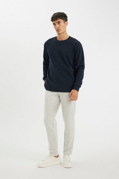 DeFacto Basic Jogger Pants - Straight Waist, Lace-Up Pocket, Straight Leg C6022Ax24Au