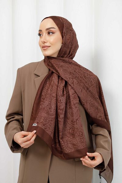 QASSA SHAL Ethical Pattern Soft Shawl, Forever Series, Hurricane Color