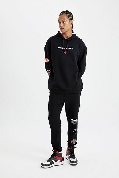 DeFacto Houston Rockets Fit Hooded Thick φούτερ - C9276ax24au