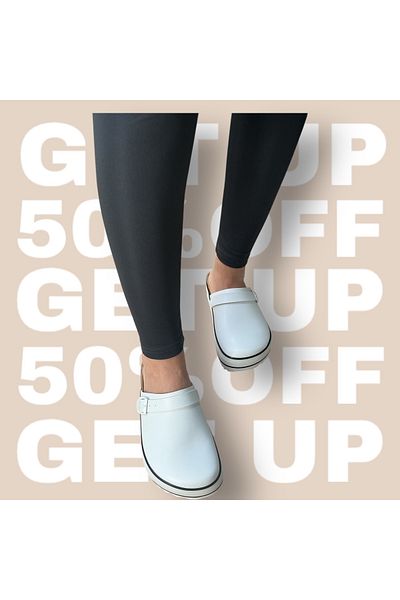 COMFORT OF PANTOFOLE SABO SPORT ΛΕΥΚΕΣ ΠΑΝΤΟΦΛΕΣ