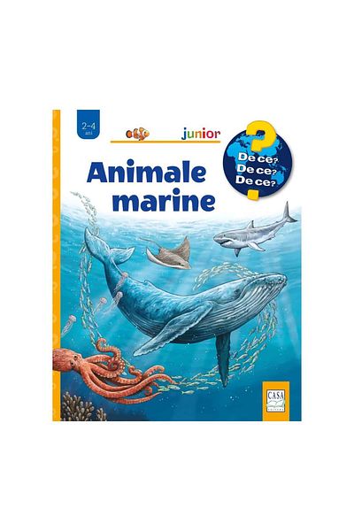 Editura Casa Carte pentru copii - Animale marine