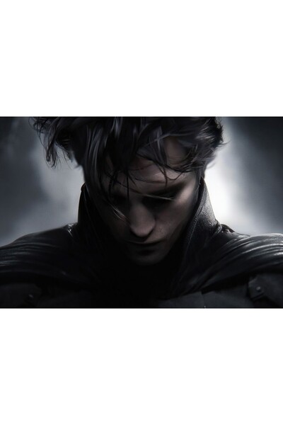 Zumzeria Πίνακας σε καμβά 2022 Ο Μπάτμαν Ρόμπερτ Πάτινσον, 80x50εκ., tableou866,