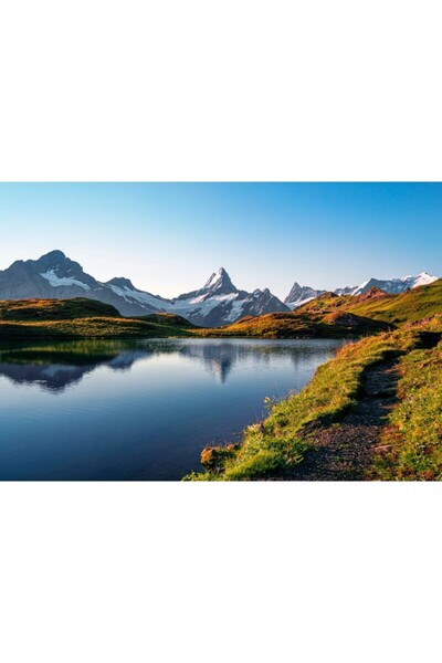 Zumzeria Tablou Canvas Beautiful Peaks In Switzerland, 80x50cm, tabloucanvas5...