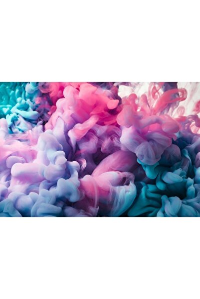 Zumzeria Tablou Canvas Mixed Colors Clouds, 80x50cm, tabloucanvas1222, ®