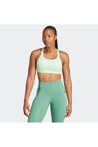 adidas حمالة صدر رياضية خضراء للنساء من Tlrd Impact (IT6657)