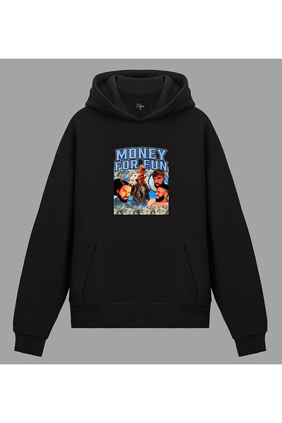 Edizen Unisex Oversize Drake Hoodie 100% Cotton Hooded Sweatshirt