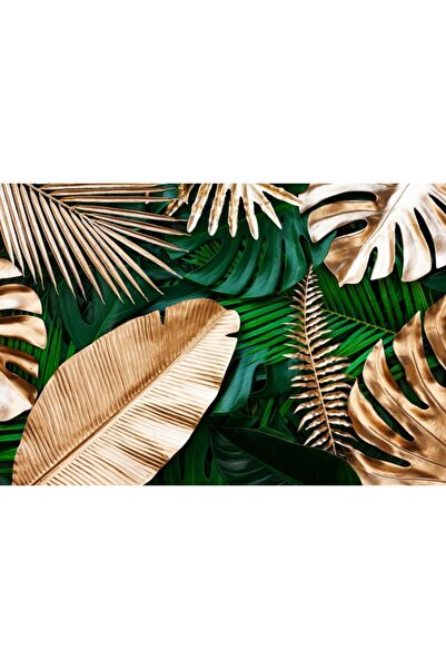 Zumzeria Tablou Canvas Beautiful Palm Leaves, 80x50cm, tabloucanvas1080, Zumz...
