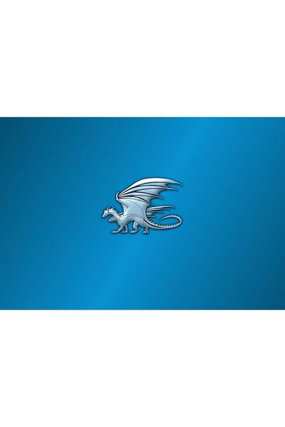 Zumzeria Tablou Canvas Dragon Minimal, 80x50cm, Tablou1357, ®