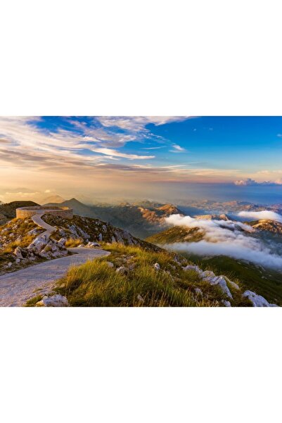 Zumzeria Tablou Canvas Panorama Parcului Național Lovcen, 80x50cm, tabloucanvas1064, Zumzeria ®