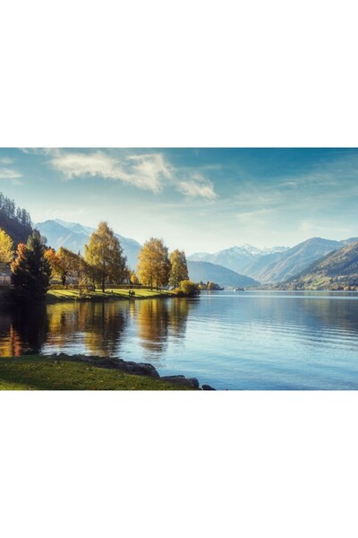 Zumzeria Πανοραμική θέα σε όμορφα βουνά σε καμβά Tablou, 80x50εκ., tabloucanv...