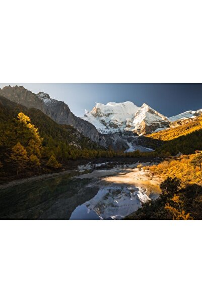 Zumzeria Платно Tablou Заснежени Скалисти планини, 80x50 см, tabuloucanvas867...