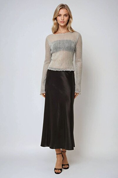 Hiccup Ασημί Μπλούζα με λαιμόκοψη