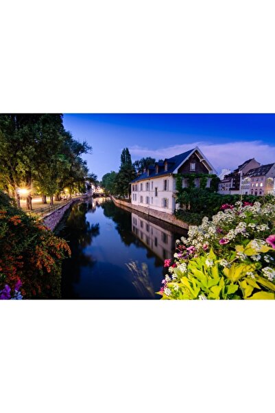 Zumzeria Πίνακας σε καμβά Παλιά Πόλη τη Νύχτα, 80x50εκ., πίνακας σε καμβά1273,