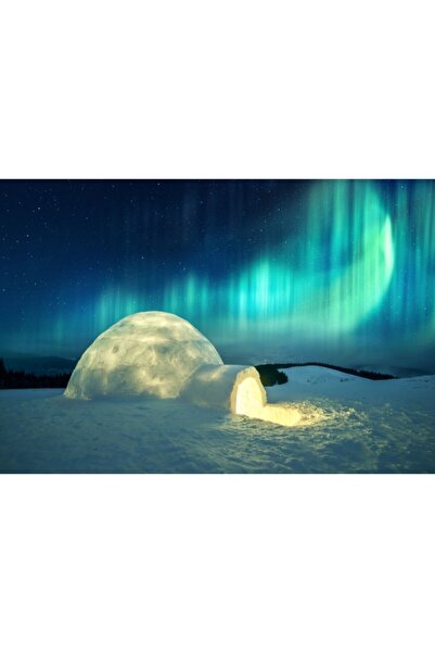 Zumzeria Καμβάς Tablou Η ομορφιά του Βόρειου Σέλαρος στον νυχτερινό ουρανό, 8...