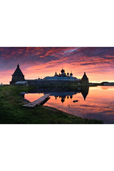 Zumzeria Καμβάς Tablou Ιστορία Στην Άκρη της Λίμνης, 80x50εκ., tabloucanvas347,