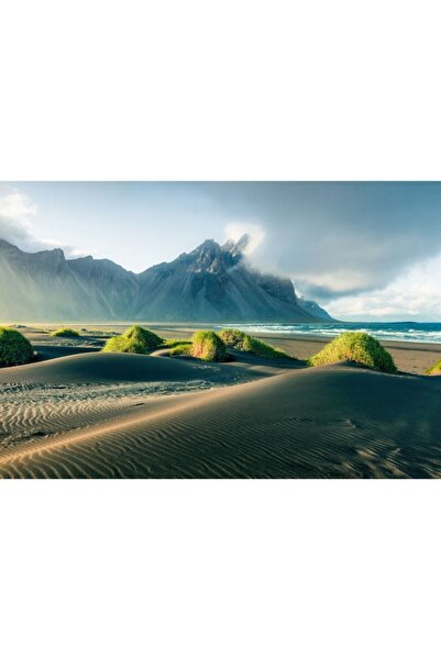 Zumzeria Καμβάς Tablou Misty Rocky Mountains Near The Ocean, 80x50εκ., tablou...